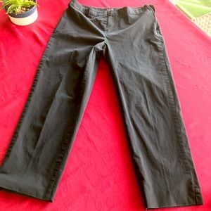 Black Talbots classic side zip pants size S